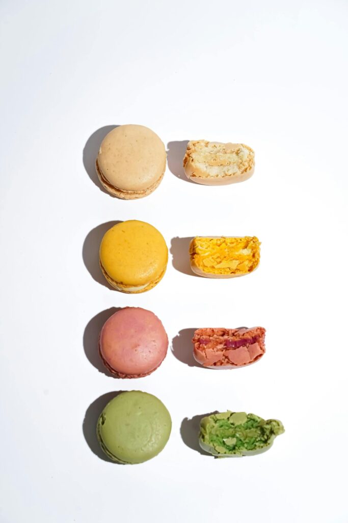 Different Flavors of Macarons