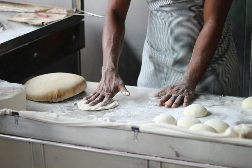 Behind the Scenes Making Bread